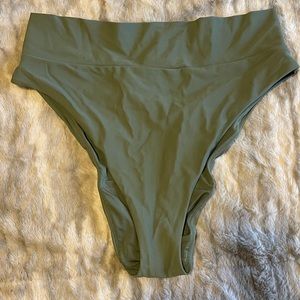 High waisted bikini bottom